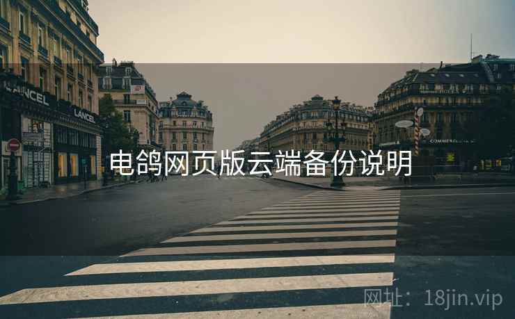 电鸽网页版云端备份说明  第2张