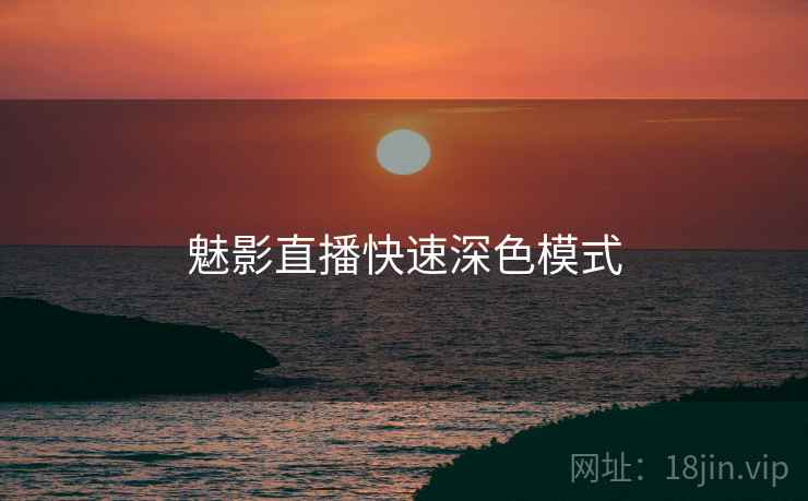魅影直播快速深色模式  第2张