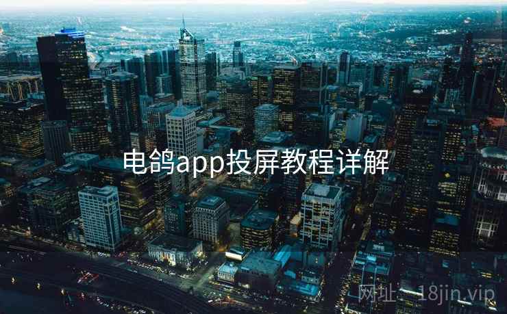 电鸽app投屏教程详解 第2张 电鸽app投屏教程详解 第2张